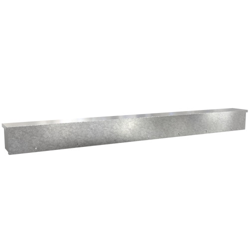 C3RWT672G Hammond Manufacturing 6in x 6in x 72in Type 3R Unpainted Galvanized Steel Wiring Trough