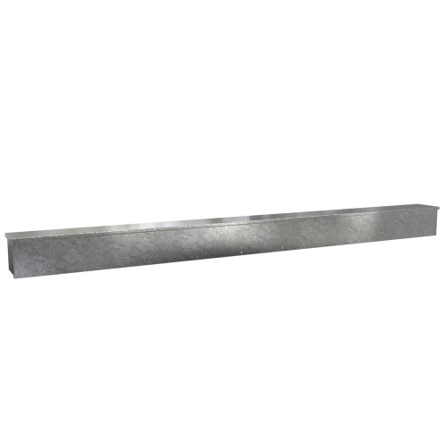 C3RWT8116G Hammond Manufacturing 8in x 8in x 116in Type 3R Unpainted Galvanized Steel Wiring Trough