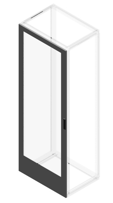 HMEDW208 | Hammond Manufacturing Window Door - Fits 2000 x 800 - Steel/Lt Gray
