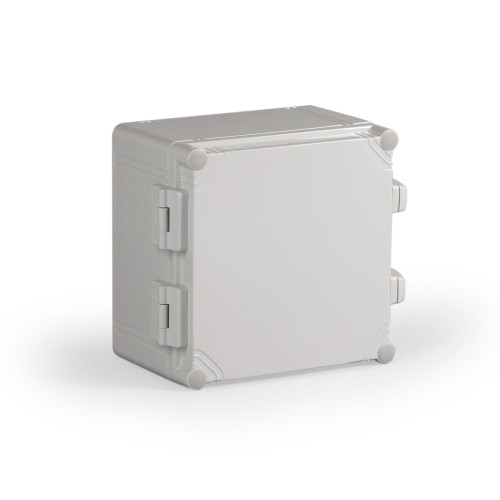 WPCP306018G.U | Ensto Polycarbonate enclosure 600x300x187mm (23.6x11.8x7.4 inch) with grey cover, hinges and latches, UL-listed, IP66/67.