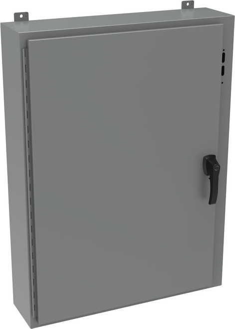 1447SB10HK | Hammond Manufacturing 24 x 21-3/8 x 10 N12 Disconnect Enclosure with Panel and Handle