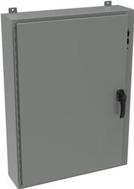 1447SQ10HK | Hammond Manufacturing 48 x 25-3/8 x 10 N12 Disconnect Enclosure with Panel and Handle