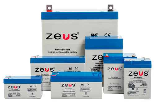 PC7-12F1 | Zeus Battery Products Rechargeable Sealed Lead Acid Battery (12V, 7Ah)