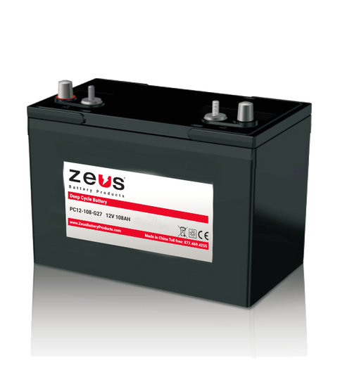 PC6-224-GC2 | Zeus Battery Products Rechargeable Deep Cycle Battery (6V, 224Ah)