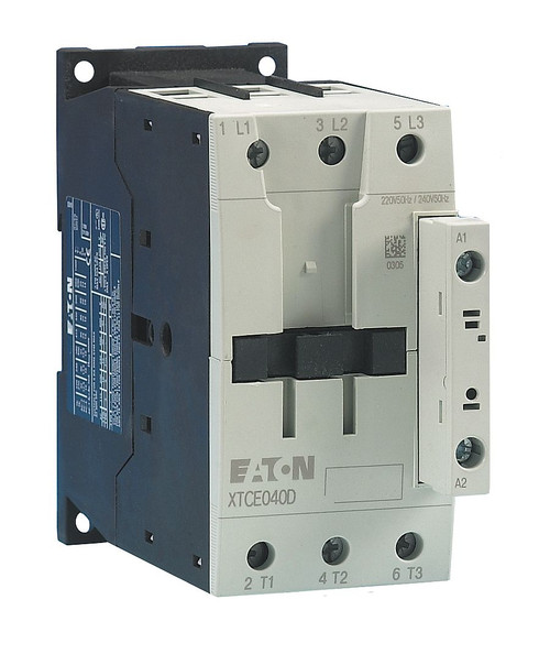 XTCE072D00TD | Eaton FVNR 3-Pole Contactor (72A, 24-27VDC)