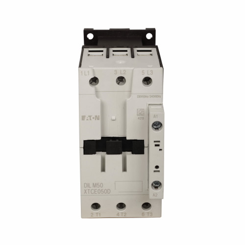 XTCE050D00TD | Eaton FVNR 3-Pole Contactor (50A, 24-27VDC)