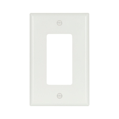 2051W-BOX | Eaton Wallplate 1G Decorator Thermoset Mid Wh