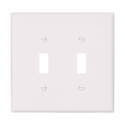 2168V-BOX | Eaton Wlplt 2G Sgl Rec W/2.1563"Hole Thrmst Iv