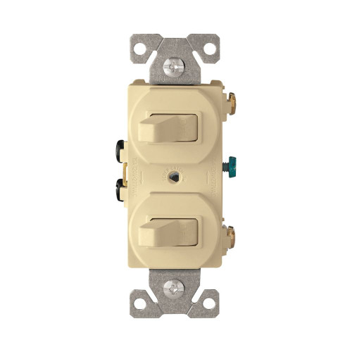 271V-BOX | Eaton Switch Duplex Comb Sp/Sp 15A 120V Iv