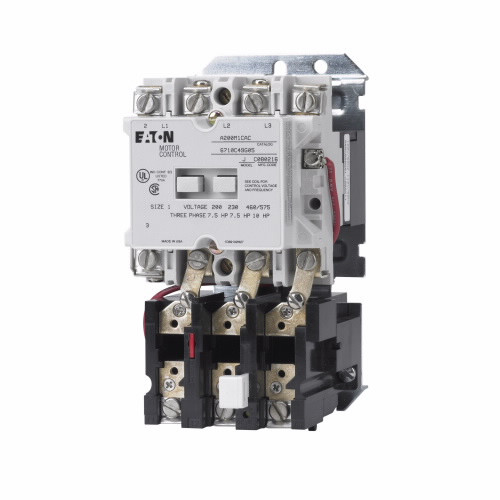 A250M2C8C | Eaton A250 - Rev Starter, Size 2, Open, 3 Pole, 115V / 60Hz Coil