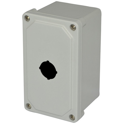 AM1PB | Allied Moulded Products 7 x 4 x 3 Lift-Off 4-Screw Solid/Opaque Cover (30.5 mm PB Hole Size)