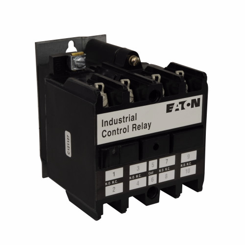 AR420I | Eaton 4 POLE AR RELAY WITH 2 N/O CARTRIDGES. 24 VAC COIL