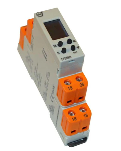 175MD - Multi-Function Din Rail Timer with Display