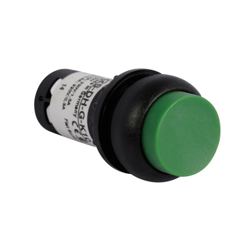 C22S-DH-G-K11 Eaton Green Non-Illuminated Momentary Compact Pushbutton (1NO/1NC)