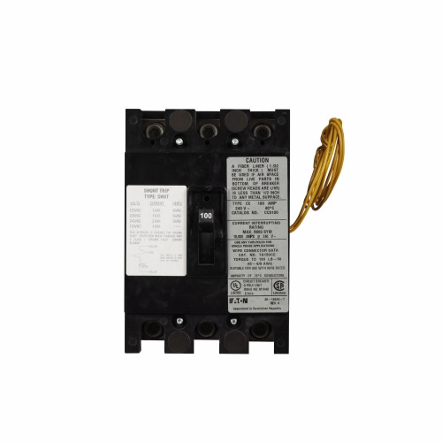 CC3150 | Eaton CC Breaker 150A/3 Pole 240V 10K