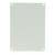 14R1109 Hammond Manufacturing White Painted Steel Back Panel For Use With 12in x 10in Enclosures