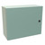EN4SD16208GY Hammond Manufacturing 16in x 20in x 8in Type 4 Mild Steel Enclosure with Hinged Door with Quarter Turn Latch