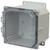 PCJ664CCF | Hammond Manufacturing 6 x 6 x 4 Junction Box 4-Screw Lift-Off Clear Cover