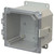 PCJ664CCNLF | Hammond Manufacturing 6 x 6 x 4 Hinged Nonmetal Snap Latch Clear Junction Box Cover