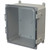 PCJ12106CCNL | Hammond Manufacturing 12 x 10 x 6 Polycarbonate enclosure with hinged clear cover and nonmetal snap latch