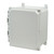 AMP1086H | Allied Moulded Products 10 x 8 x 6 Polycarbonate enclosure with 2-screw hinged cover