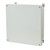 AM1224 | Allied Moulded Products 12 x 12 x 4 Fiberglass enclosure with 4-screw lift-off cover