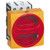 0172101 Baco Controls Panel Mount Disconnect Switch with Yellow, Red Padlockable Handle (32 Amps, 3 Pole)