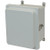 AM864RL | Allied Moulded Products 8 x 6 x 4 Fiberglass enclosure with raised hinged cover and stainless steel snap latch