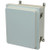 AM1206RT | 12 x 10 x 6 Fiberglass enclosure with raised hinged cover and twist latch