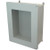 AM2068HW Allied Moulded Products 20 x 16 x 8 Fiberglass enclosure with 2-screw hinged window cover
