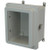 AM864RTW Allied Moulded Products 8 X 6 X 4 Fiberglass enclosure with raised hinged window cover and twist latch