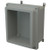 AM1206RW Allied Moulded Products 12 x 10 x 6 Fiberglass enclosure with a raised 4-screw lift-off window cover