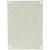 PF142 Allied Moulded Products Fiberglass back panel for use with 14in x 12in fiberglass enclosures