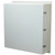 AM363612L Allied Moulded Products 36in x 36in x 12in Fiberglass Enclosure with Hinged Cover and Stainless-Steel Snap Latches