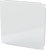 SCE-24P24 Saginaw Control and Engineering White Carbon Steel Back Panel (For use with 24in x 24in enclosures)