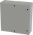 SCE-36EL3612LP Saginaw Control and Engineering 36in x 36in x 12in Carbon Steel Enclosure with Hinged Cover and Quarter Turn Latches