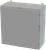 SCE-36H3616LP Saginaw Control and Engineering 36in x 36in x 16in Carbon Steel Enclosure with Hinged Cover and Clamps