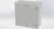 SCE-36EL3616LPLG Saginaw Control and Engineering 36 x 36 x 16 Carbon Steel Enclosure with Hinged Cover and Quarter Turn Latches
