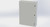 SCE-42EL3008LPLG Saginaw Control and Engineering 42 x 30 x 8 Carbon Steel Enclosure with Hinged Cover and Quarter Turn Latches