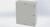 SCE-42EL3612LPLG Saginaw Control and Engineering 42 x 36 x 12 Carbon Steel Enclosure with Hinged Cover and Quarter Turn Latches
