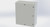 SCE-42EL3616LPLG Saginaw Control and Engineering 42 x 36 x 16 Carbon Steel Enclosure with Hinged Cover and Quarter Turn Latches