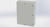SCE-48EL3612LPLG Saginaw Control and Engineering 48 x 36 x 12 Carbon Steel Enclosure with Hinged Cover and Quarter Turn Latches