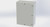 SCE-48EL3616LPLG Saginaw Control and Engineering 48 x 36 x 16 Carbon Steel Enclosure with Hinged Cover and Quarter Turn Latches
