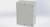 SCE-48EL3620LPLG Saginaw Control and Engineering 48 x 36 x 20 Carbon Steel Enclosure with Hinged Cover and Quarter Turn Latches