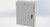 SCE-48XEL3710LPLG Saginaw Control and Engineering 48 x 37.375 x 10 Carbon Steel Disconnect Enclosure with Hinged Cover and 3-Point Latching Mechanism