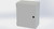 SCE-1210ELJLG Saginaw Control and Engineering 12 x 10 x 6 Carbon Steel Enclosure with Hinged Door and Mini Quarter Turn Latches