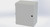SCE-14128ELJLG Saginaw Control and Engineering 14 x 12 x 8 Carbon Steel Enclosure with Hinged Door and Mini Quarter Turn Latches