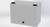 SCE-L9126ELJLG Saginaw Control and Engineering 9 x 12 x 6 Carbon Steel Trough Enclosure with Hinged Door and Mini Quarter Turn Latches