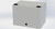 SCE-L9128ELJLG Saginaw Control and Engineering 9 x 12 x 8 Carbon Steel Trough Enclosure with Hinged Door and Mini Quarter Turn Latches