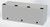 SCE-L9248ELJLG Saginaw Control and Engineering 9 x 24 x 8 Carbon Steel Enclosure with Hinged Doors and Quarter Turn Latches